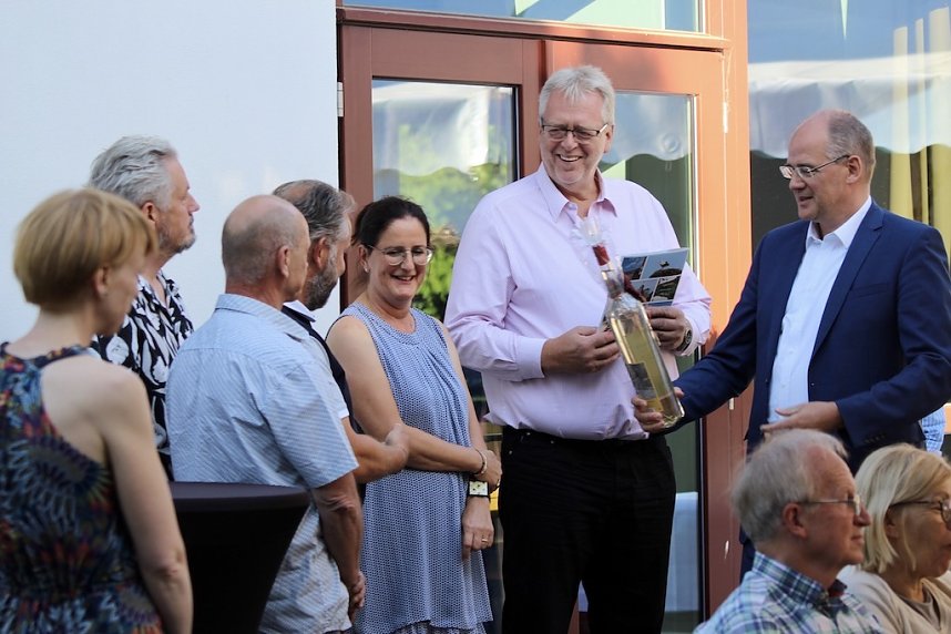 Verleihung der Ehrenplaketten des Landkreises Nordhausen 2022 in der Kalkh&uuml;tte in Urbach