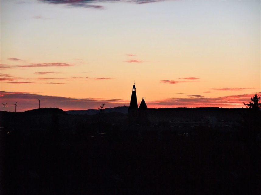 Weitere Impressionen vom purpurnen Abendhimmel von Michael M&uuml;ller
