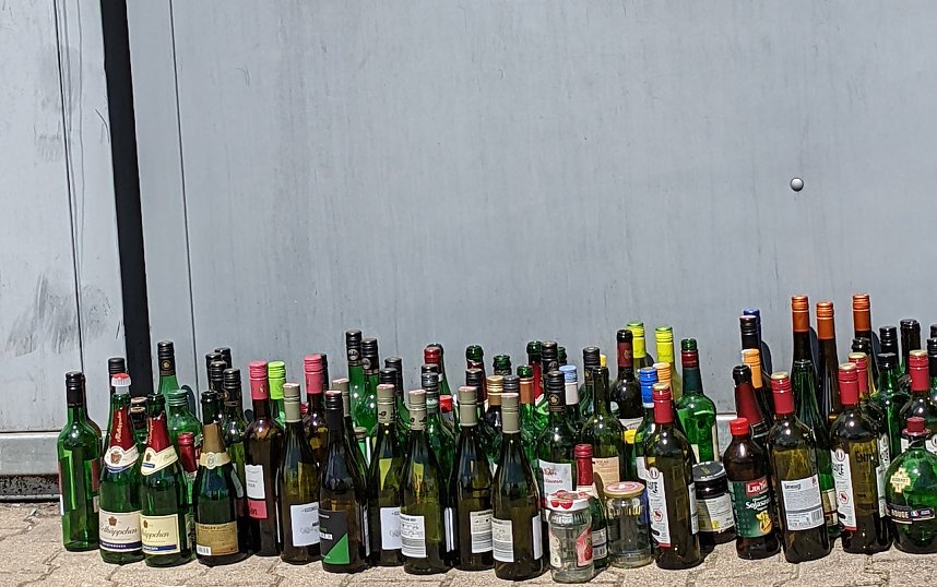 Glascontainer in Nordhausen