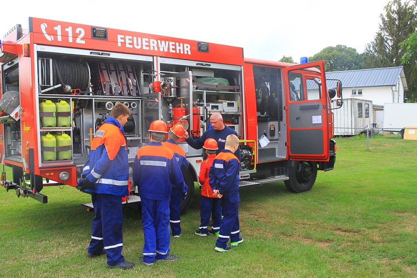 Gemeinsamer Aktionstag der Jugendfeuerwehren Bielen und Mitte