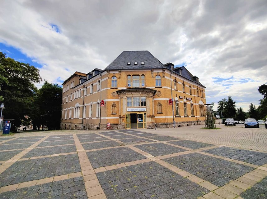 Peter Blei unterwegs in Sangerhausen