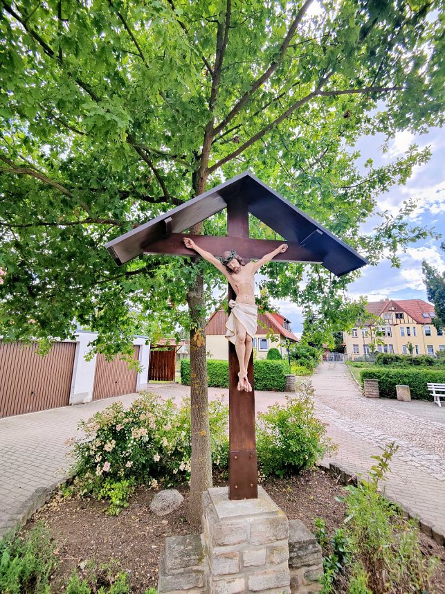 Peter Blei unterwegs in Sangerhausen