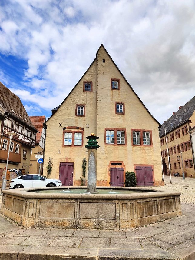 Peter Blei unterwegs in Sangerhausen