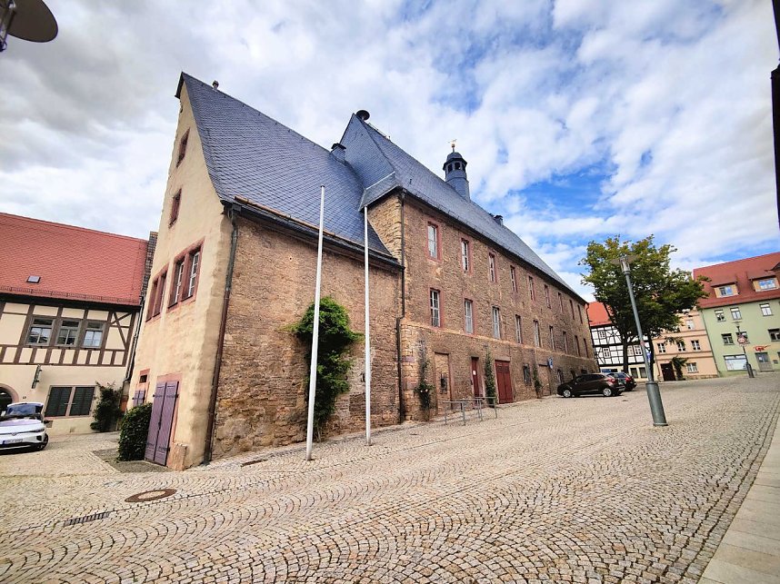 Peter Blei unterwegs in Sangerhausen