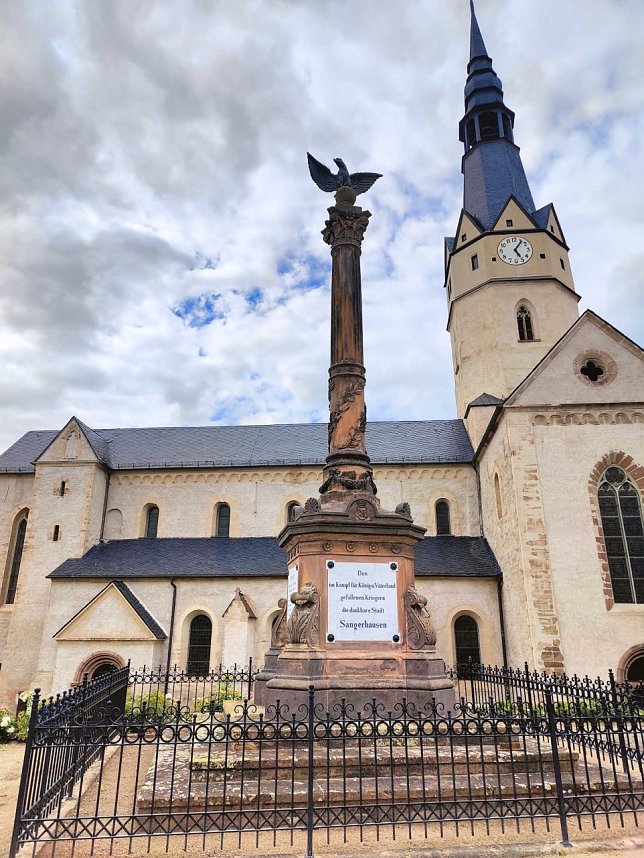 Peter Blei unterwegs in Sangerhausen