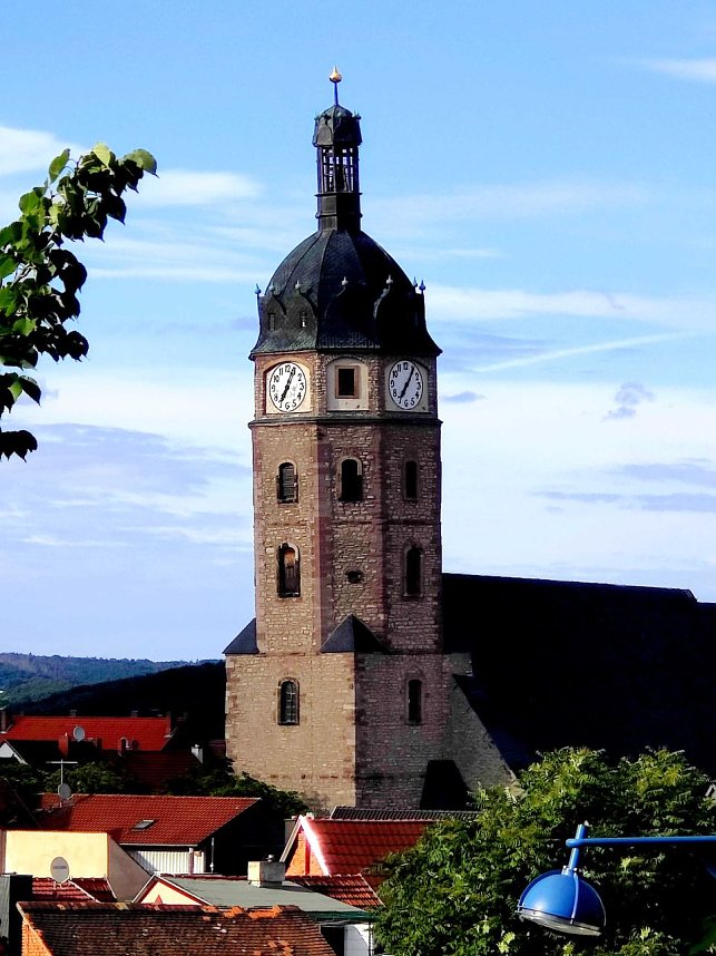 Peter Blei unterwegs in Sangerhausen