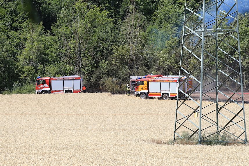 Waldbrand bei Wernrode