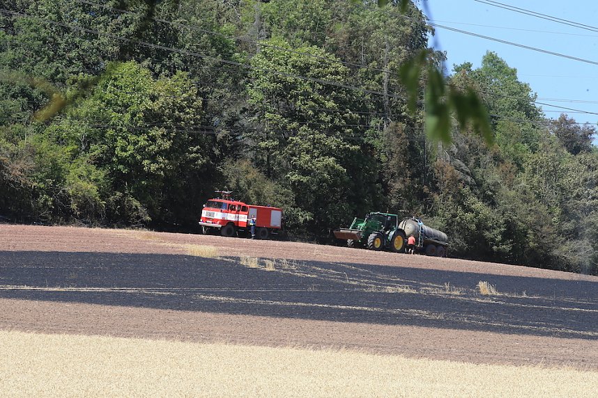 Waldbrand bei Wernrode