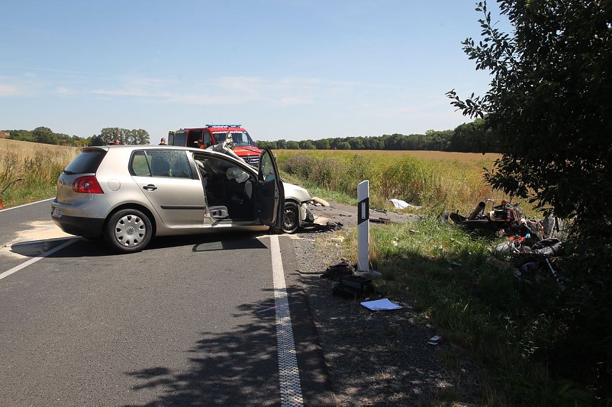 Schrecklicher Unfall auf der B 243