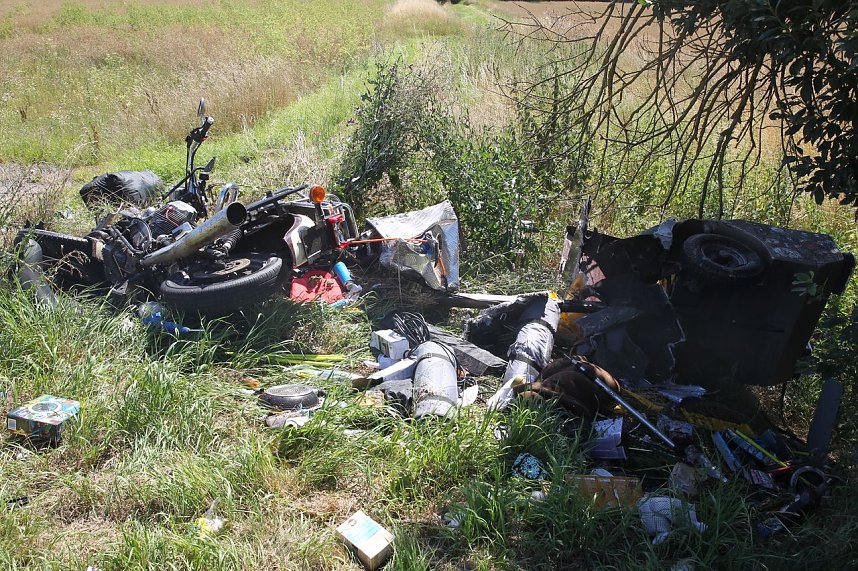 Schrecklicher Unfall auf der B 243