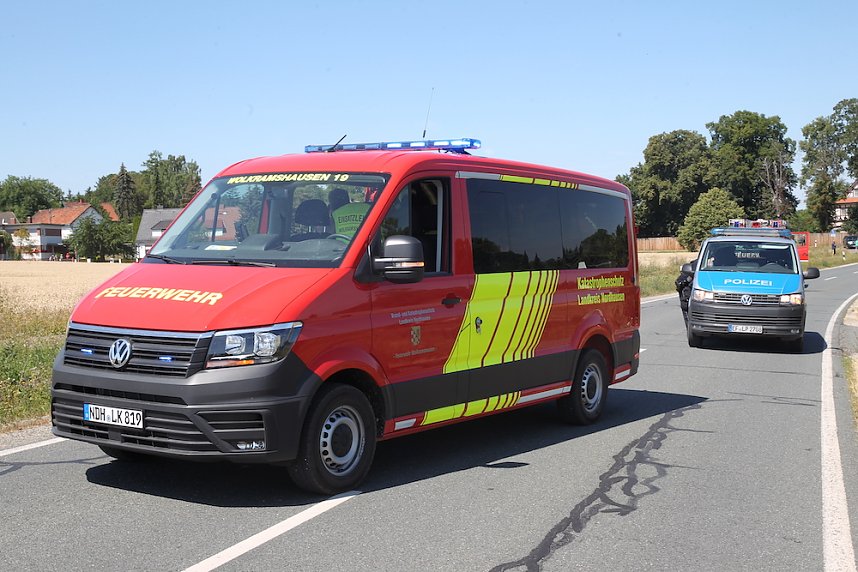 Unfall heute Mittag bei Wolkramshausen