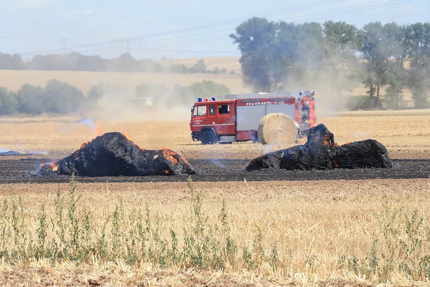 Verhinderter Feldbrand heute Mittag