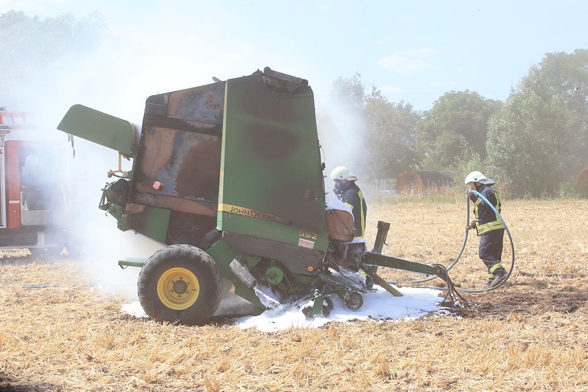 Verhinderter Feldbrand heute Mittag