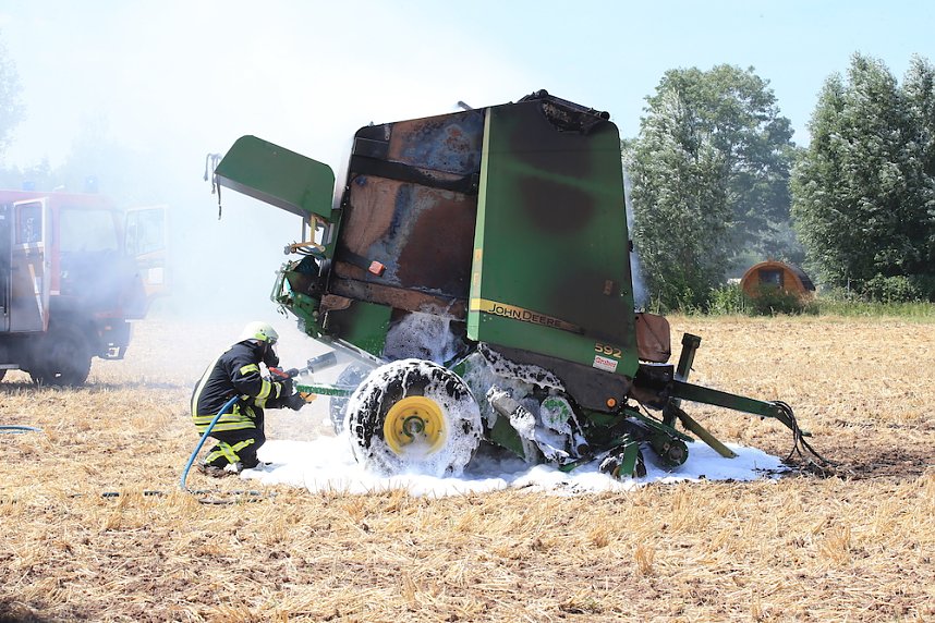 Verhinderter Feldbrand heute Mittag