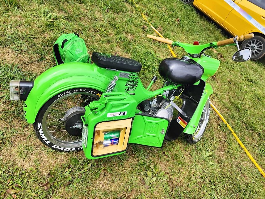 Peter Blei beim Motorradtreff in Harzungen