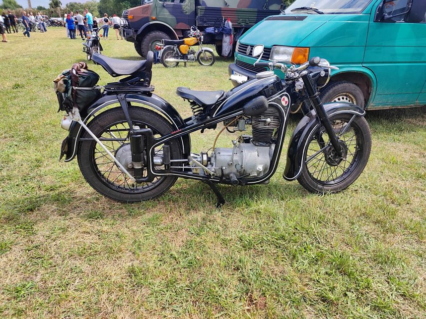 Peter Blei beim Motorradtreff in Harzungen