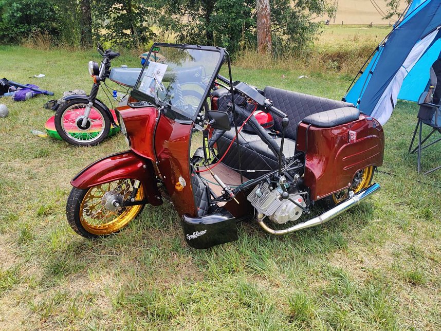 Peter Blei beim Motorradtreff in Harzungen