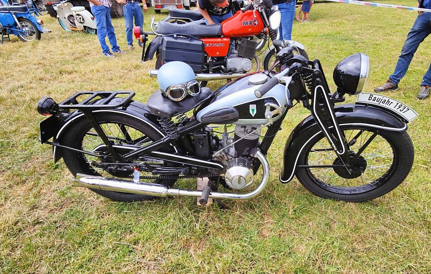 Peter Blei beim Motorradtreff in Harzungen