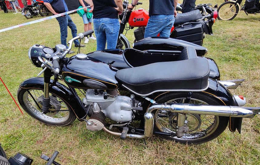 Peter Blei beim Motorradtreff in Harzungen