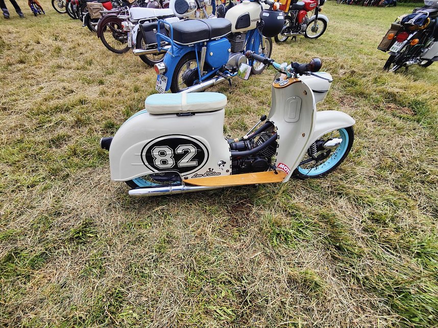 Peter Blei beim Motorradtreff in Harzungen