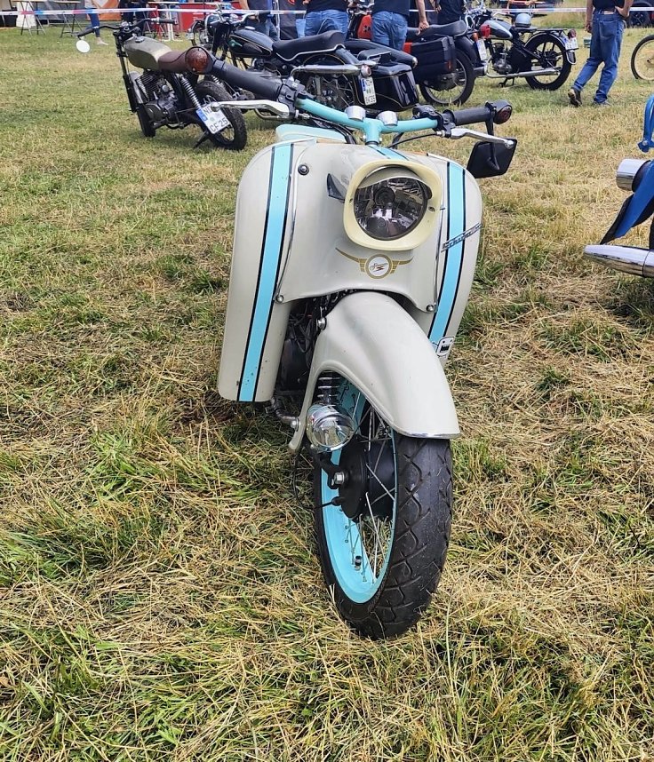 Peter Blei beim Motorradtreff in Harzungen