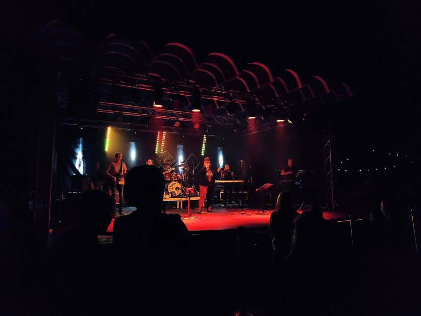 Superstimmung beim Livekonzert im Park