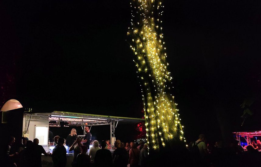 Superstimmung beim Livekonzert im Park