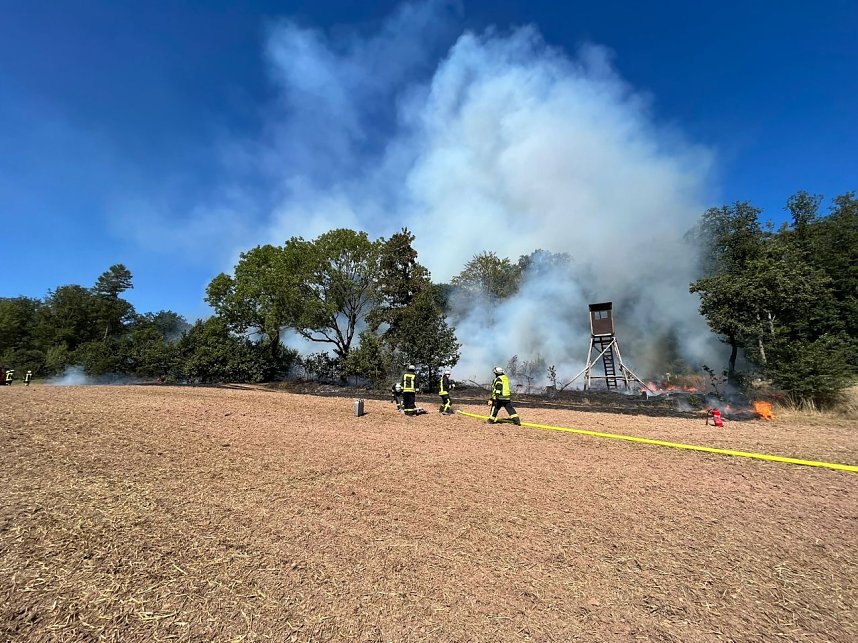 Waldbrand bei Urbach