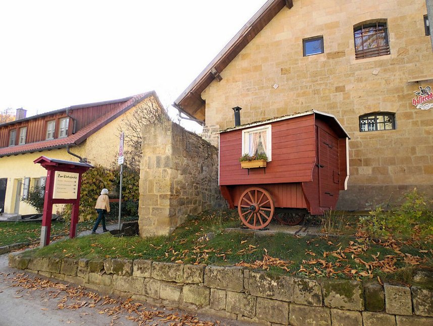 Peter Blei unterwegs im Kloster Michaelisstein
