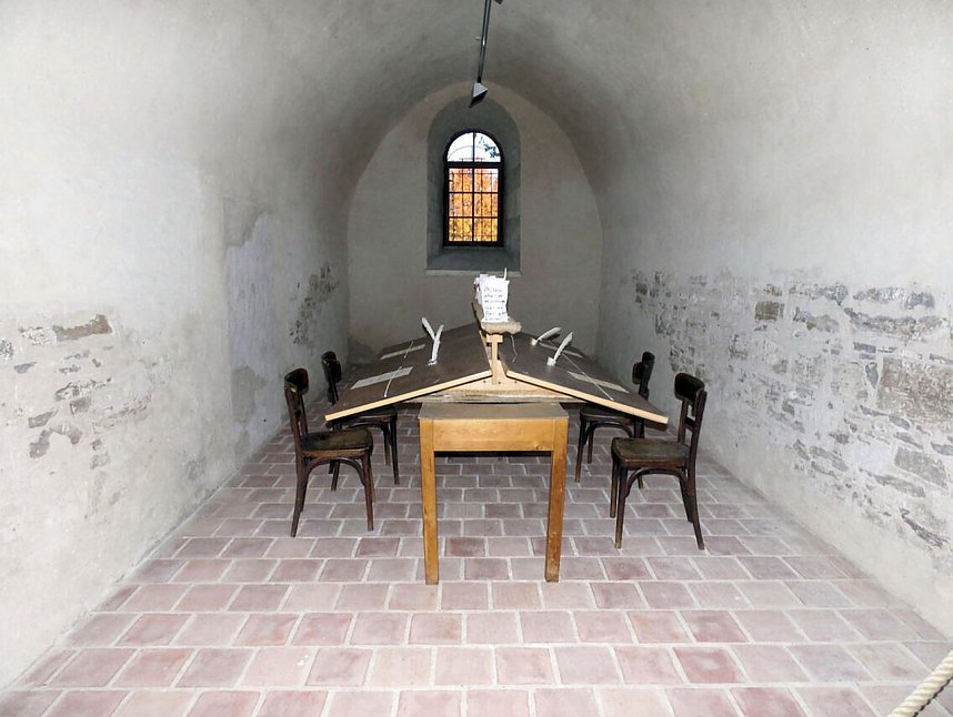 Peter Blei unterwegs im Kloster Michaelisstein