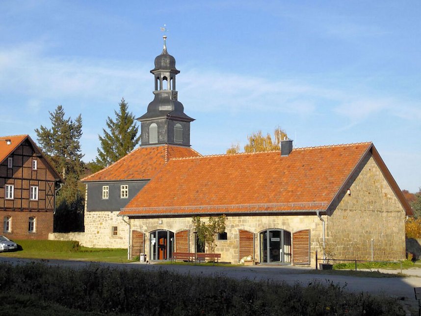 Peter Blei unterwegs im Kloster Michaelisstein