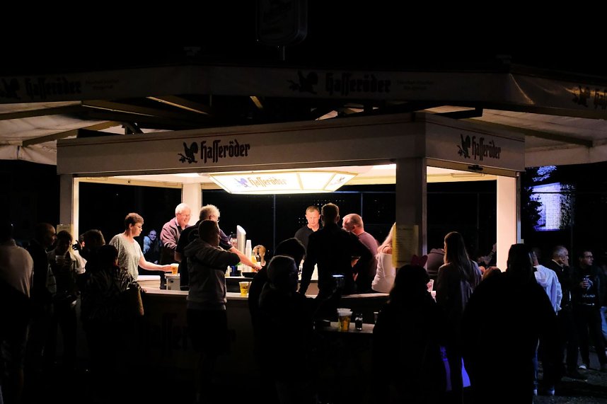 Peter Blei unterwegs auf dem Lichterfest