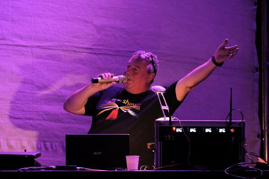 Peter Blei unterwegs auf dem Lichterfest