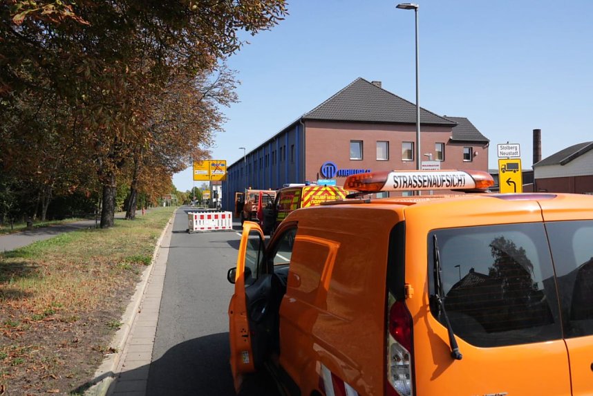 Erdfall in der Kyffh&auml;userstra&szlig;e