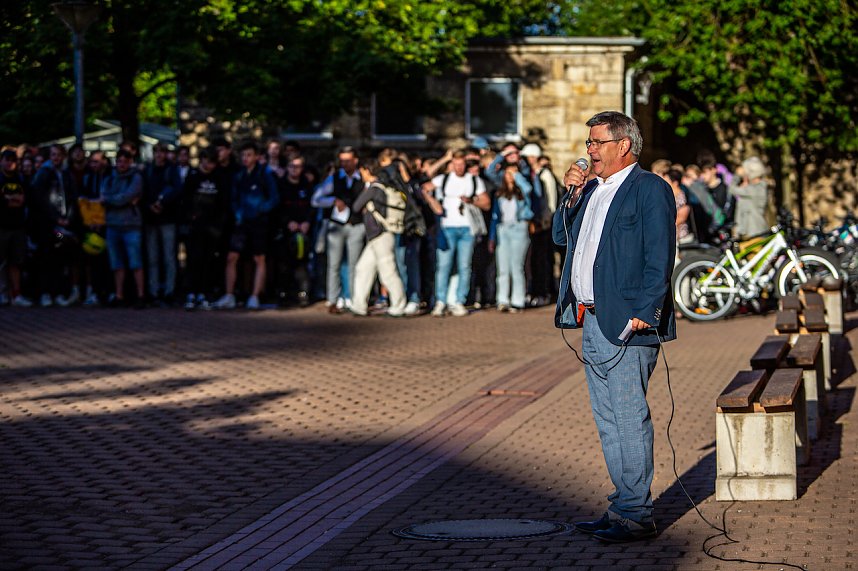 Begr&uuml;&szlig;ung der neuen Humboldt-Sch&uuml;ler