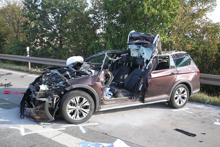 Schwerer Unfall auf der A38