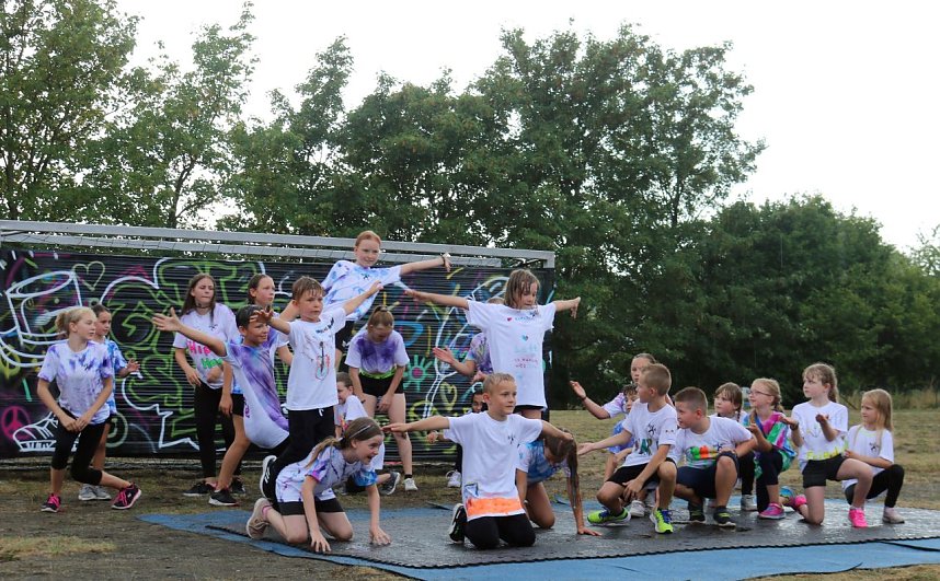 Tanzen und Graffiti beim Talentcampus in Werther