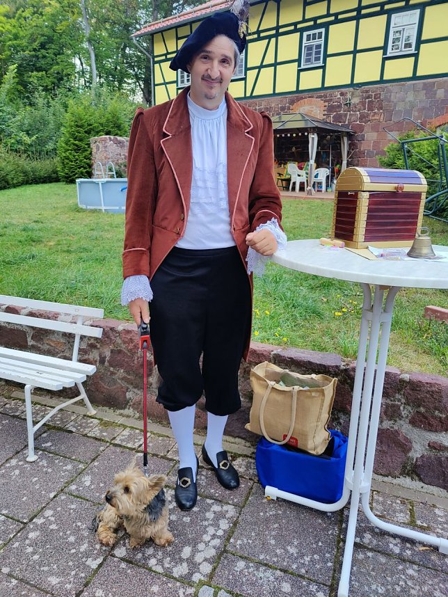Peter Blei im Neust&auml;dter Bierkeller