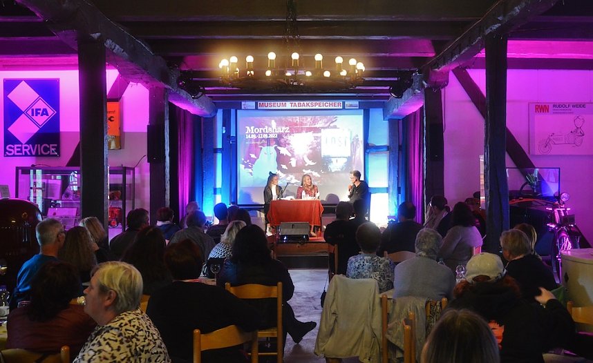 Mordsharz-Lesungen im Tabakspeicher