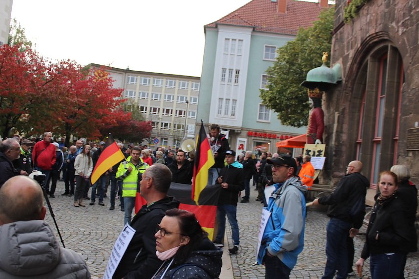 "B&uuml;rgerbewegung" durch die Nordh&auml;user Innenstadt