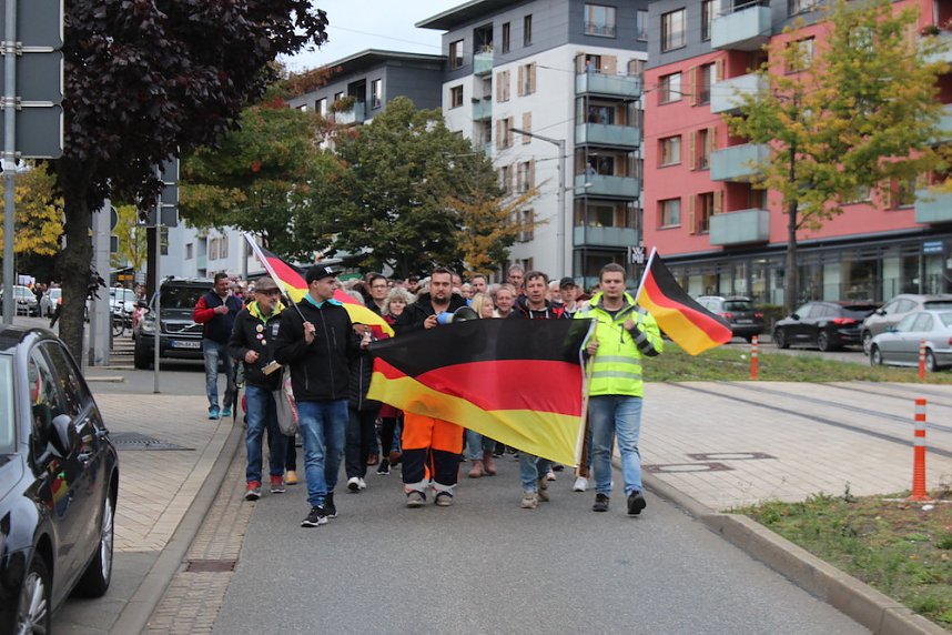 "B&uuml;rgerbewegung" durch die Nordh&auml;user Innenstadt