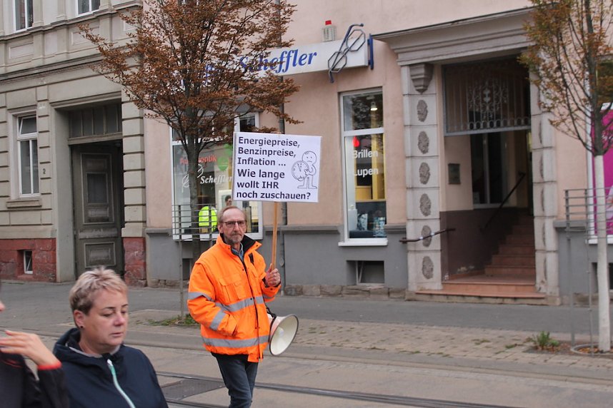 "B&uuml;rgerbewegung" durch die Nordh&auml;user Innenstadt