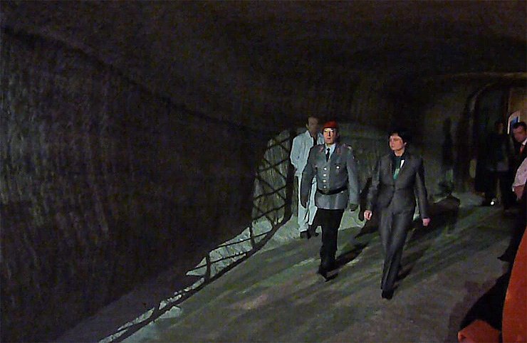 Gel&ouml;bnis unter Tage