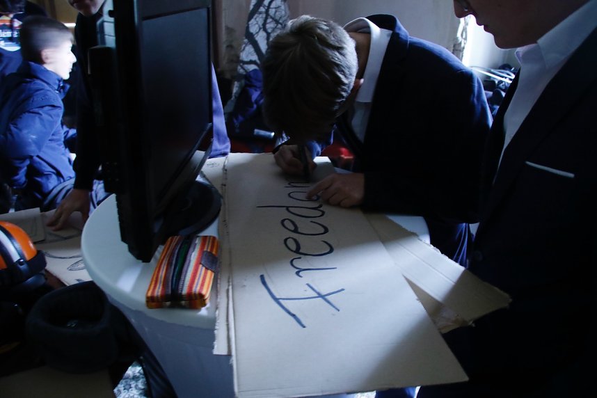 Foto-Projekt des Herder-Gymnasiums in der Kneiff'schen Villa