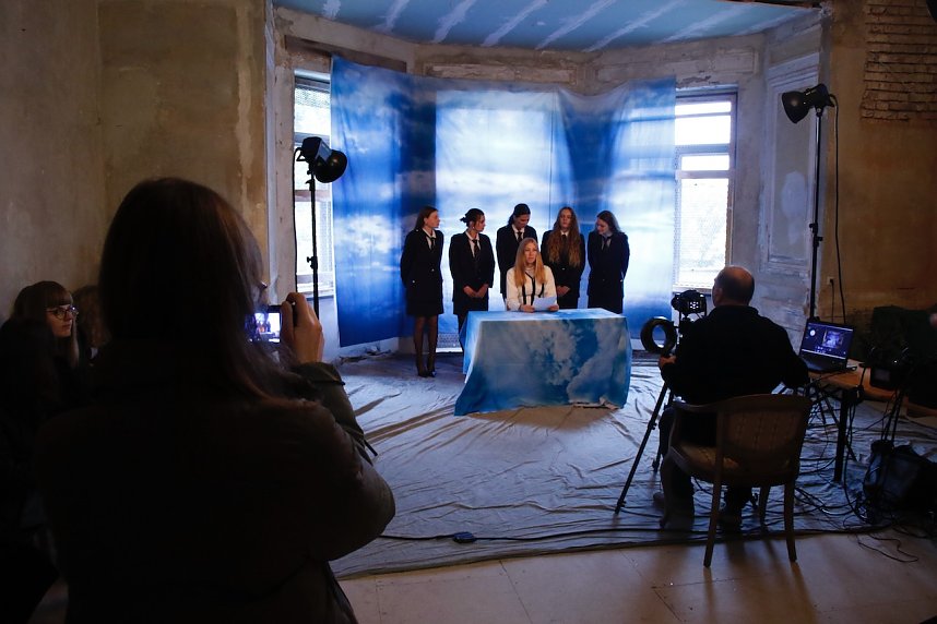 Foto-Projekt des Herder-Gymnasiums in der Kneiff'schen Villa