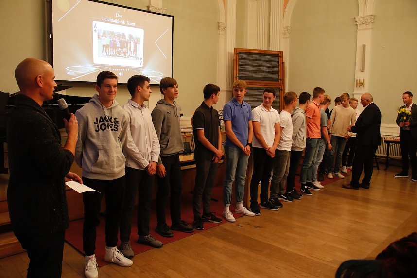 Die diesj&auml;hrigen "Sport-Asse" des Humboldt-Gymnasiums
