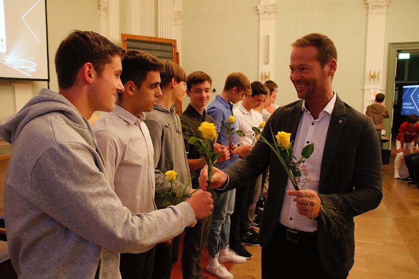 Die diesj&auml;hrigen "Sport-Asse" des Humboldt-Gymnasiums