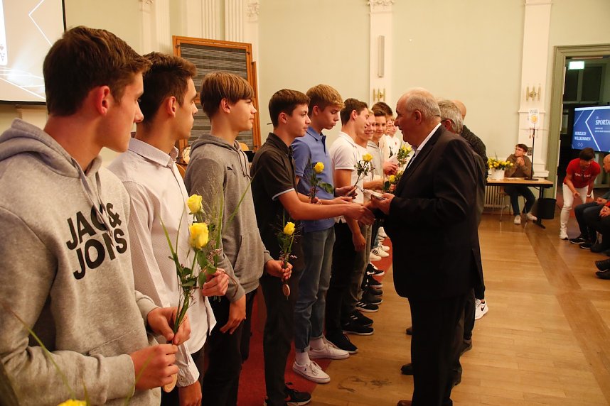 Die diesj&auml;hrigen "Sport-Asse" des Humboldt-Gymnasiums
