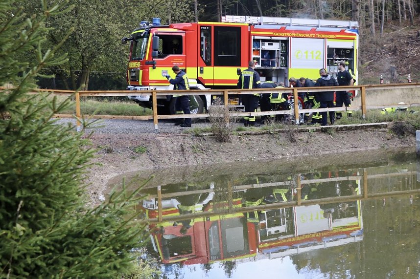 Katastrophenschutz&uuml;bung bei Rothess&uuml;tte