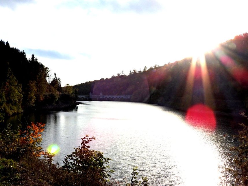 Peter Blei an der Talsperre Neustadt